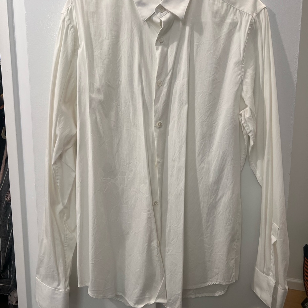 Theory Crisp White Dress Shirt